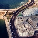 AD Classics: Bibliotheca Alexandrina / Snøhetta AD Classics: Bibliotheca Alexandrina / Snøhetta Aerial views reveal the simplicity of the library's formal concept. Image Courtesy of Snøhetta