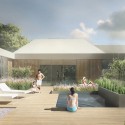 JAJA Selected to Restore Copenhagen Swimming Hall Courtyard. Image © JAJA architects