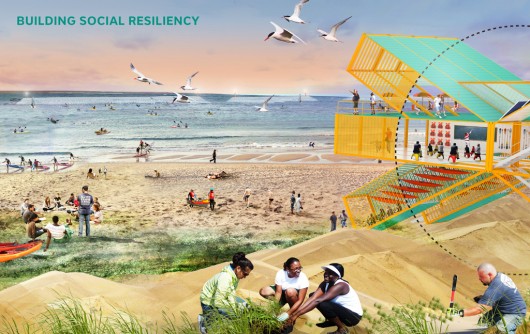 SCAPE won the 2014 Buckminster Fuller Challenge with Climate Change Adaptation Plan. Image © SCAPE