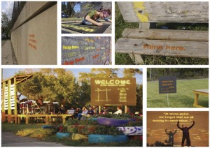 “Belong Here” guerrilla art campaign. Image Courtesy of WIA EP Inspiration Award