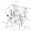 Viennese Guest Room / heri&salli Sketch