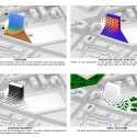 Paolo Venturella's Molise Headquarters to Feature Rotating Parametric Pixels Schematic diagrams. Image Courtesy of Paolo Venturella Architecture