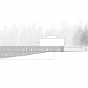 Melgaço Sports School Monte Prado / Pedro Reis Arquitecto East Elevation