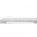 Melgaço Sports School Monte Prado / Pedro Reis Arquitecto South Elevation
