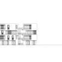 141 housings / MDR Architectes 141 housings / MDR Architectes Elevation A-B