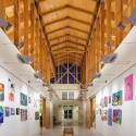 2015 Wood Design Award Winners Announced Indian Mountain Student Arts & Innovation Center / Flansburgh Architects + Roome & Guarracino © Robert Benson Photography