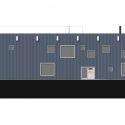 DTU Skylab / Juul Frost Arkitekter DTU Skylab / Juul Frost Arkitekter West Elevation