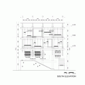 Nest We Grow  / College of Environmental Design UC Berkeley  + Kengo Kuma & Associates South Elevation