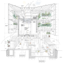 Nest We Grow  / College of Environmental Design UC Berkeley  + Kengo Kuma & Associates Sectional Perspective