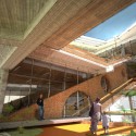 NLÉ Wins Competition to Design Financial Headquarters in Lagos NLÉ Wins Competition to Design Financial Headquarters in Lagos Atrium Ground Floor. Image © NLÉ