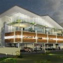 NLÉ Wins Competition to Design Financial Headquarters in Lagos NLÉ Wins Competition to Design Financial Headquarters in Lagos Exterior at Night. Image © NLÉ