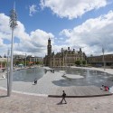 The Building Centre Presents "Rethinking the Urban Landscape" Bradford City Park. Image © Gillespies