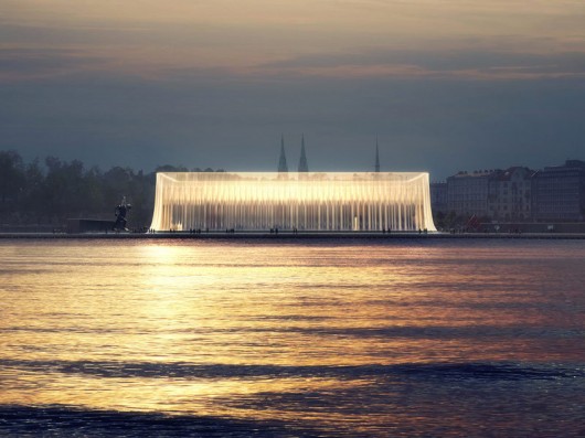 One of the finalists in the Guggenheim Helsinki competition. Image Courtesy of Malcolm Reading Consultants