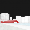 Architects of Invention and Archiplan Propose "Origami Highline" for Santiago Courtesy of Architects of Invention