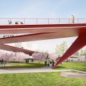 Architects of Invention and Archiplan Propose "Origami Highline" for Santiago Courtesy of Architects of Invention
