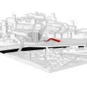 Architects of Invention and Archiplan Propose "Origami Highline" for Santiago Courtesy of Architects of Invention