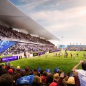 Newenham Mulligan and Grimshaw Selected to Redevelop Dublin's RDS Arena Newenham Mulligan and Grimshaw Selected to Redevelop Dublin's RDS Arena Courtesy of Leinster Rugby