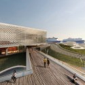 Tsabikos Petras Wins First Prize for Greek Archaeology Museum Proposal Tsabikos Petras Wins First Prize for Greek Archaeology Museum Proposal Overlooking the urban deck. Image Courtesy of Tsabikos Petras Architectural Studio