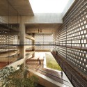 View from interior atrium. Image Courtesy of Tsabikos Petras Architectural Studio