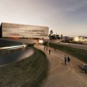 Tsabikos Petras Wins First Prize for Greek Archaeology Museum Proposal Tsabikos Petras Wins First Prize for Greek Archaeology Museum Proposal View from the landscape entrance. Image Courtesy of Tsabikos Petras Architectural Studio