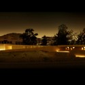 Maisam Creates A Gateway to Petra Night view from the Wadi. Image © maisam architects & engineers
