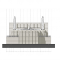 Gdansk Shakespearean Theatre / Renato Rozzi West Elevation