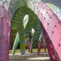Marc Fornes / THEVERYMANY Constructs Self-Supported “Vaulted Willow” with Ultra-Thin Aluminum Shells Marc Fornes / THEVERYMANY Constructs Self-Supported “Vaulted Willow” with Ultra-Thin Aluminum Shells © Marc Fornes & THEVERYMANY