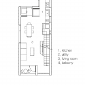 [5x17]Daecheong-dong Small House / JMY architects Fourth Floor Plan
