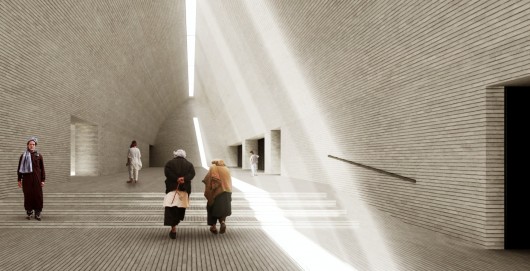 Winning Entry: Entry Hall. Image Courtesy of UNESCO