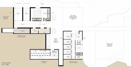 Winning Entry: Ground Floor Plan. Image Courtesy of UNESCO