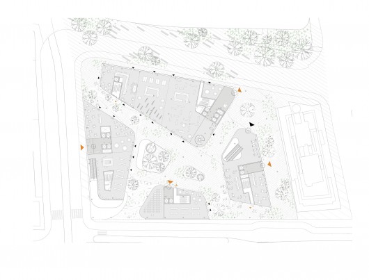Ground Level. Image © schmidt hammer lassen architects