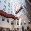 Internal courtyard. Image Courtesy of O'Donnell + Tuomey / Central European University