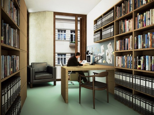 Office. Image Courtesy of O'Donnell + Tuomey / Central European University