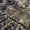 “Roma Hills” Homes And Foreclosed “Obsidian Mountain” Development, “Ascaya” Lots Beyond, Looking South, Henderson, NV; 2012. Image © Michael Light, Lake Las Vegas/Black Mountain