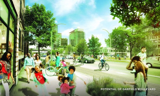 One of the University of Chicago's proposed parkland sites. Image Courtesy of University of Chicago