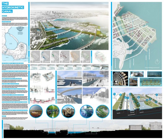 The Hydrokinetic Canal. Image Courtesy of Boston Living with Water