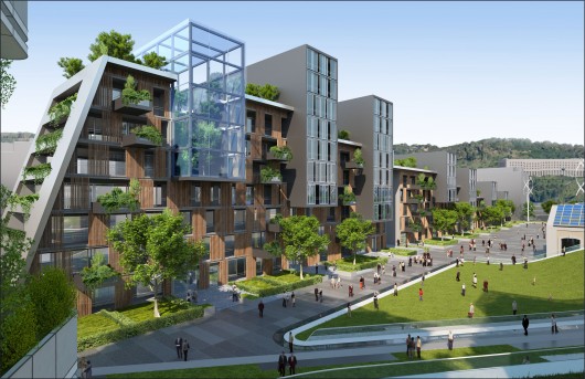 Residential. Image Courtesy of Vincent Callebaut Architecture