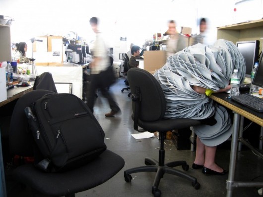 Are inventions such as Forrest Jessee's Sleep Suit symptomatic of a cultural problem in the studio?. Image © Forrest Jessee