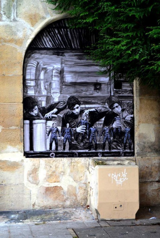 The factory. Image © Levalet