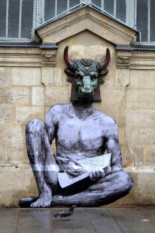 Minotaure. Image © Levalet