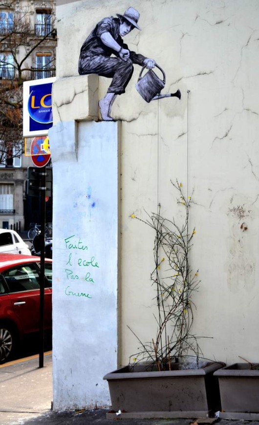 Patience. Image © Levalet