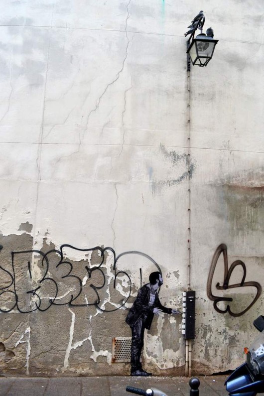 Le siècle des lumières. Image © Levalet
