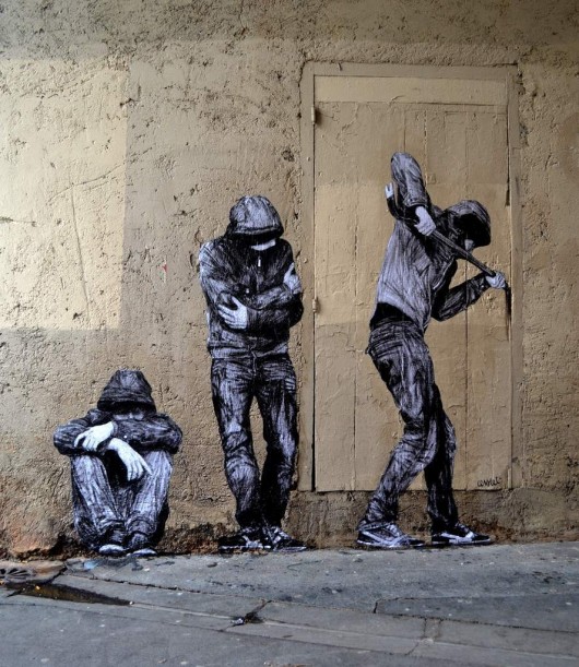 Portes ouvertes. Image © Levalet
