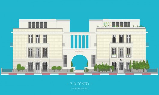 7-9 Mazeh St.. Image © Avner Gicelter