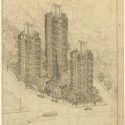 Frank Lloyd Wright's drawings for the project. Image © MoMA/Frank Lloyd Wright Foundation