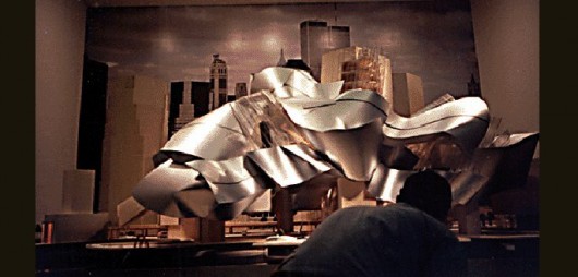 A model of Gehry's design that was put on display for the public. Image © Carter B. Horsley for The City Review