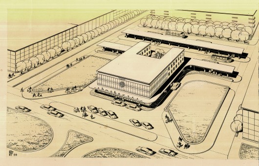 The Central Bus Station, 1959. Image Courtesy of Edward Bilsky