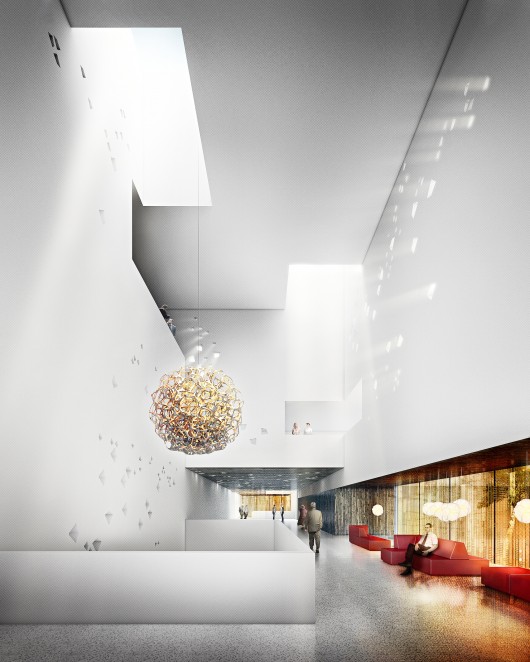 Foyer. Image Courtesy of Mecanoo