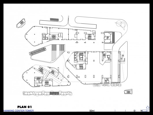 Plan 1. Image © Morphosis Architects