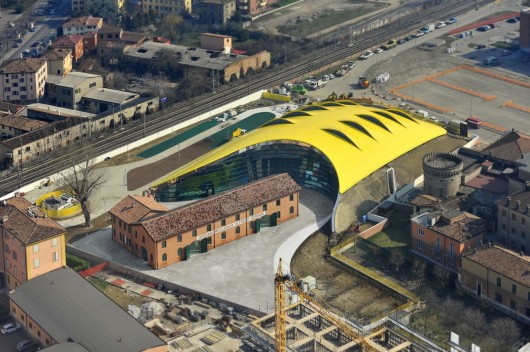 Enzo-Ferrarai Museum, Modena, 2012. Image via Studio cento29